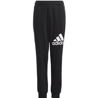 adidas Essentials Regular Fit Big Logo Cotton Jogginghose Kinder H47140 - black/white 176 von adidas Sportswear