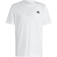 adidas Essentials Single Jersey T-Shirt Herren 001A - white L von adidas Sportswear