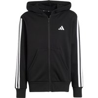 adidas Essentials Sweatjacke Kinder JD6494 - black/white 140 von adidas Sportswear