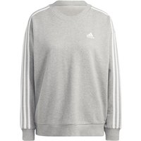 adidas Essentials Sweatshirt Damen IC9905 - medium grey heather/white XL adidas Essentials Sweatshirt Damen IC9905 - medium grey heather/white XL von adidas Sportswear