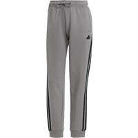 adidas Future Icons 3-Streifen Regular Jogginghose Damen IW5197 - grey four XS von adidas Sportswear