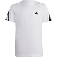 adidas Future Icons 3-Streifen T-Shirt Kinder 001A - white/black 164 von adidas Sportswear