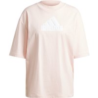 adidas Future Icons Badge of Sport Boyfriend T-Shirt Damen AFB1 - sanpin XS von adidas Sportswear