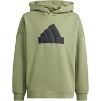 adidas Future Icons Logo Hoodie Kinder IX3640 - tent green/black 128 von adidas Sportswear