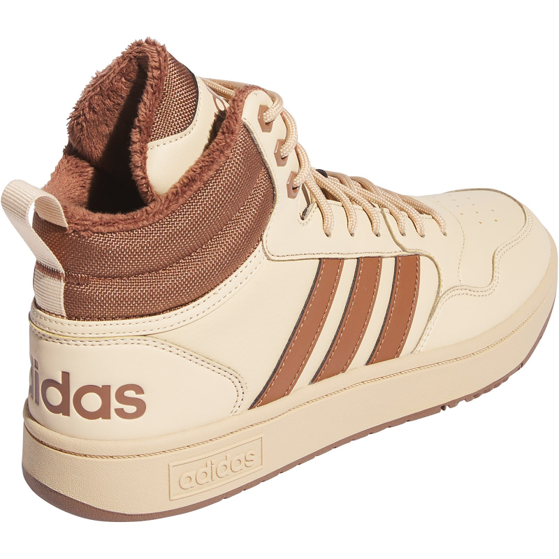 adidas Hoops 3.0 Basketball Classic Winterized Mid-Top Winterschuhe gefüttert Herren IH0164 - magic beige/preloved brown/preloved brown 41 1/3 von adidas Sportswear