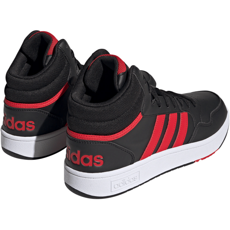 adidas Hoops 3.0 Mid Classic Vintage Sneaker ID9835 - core black/better scarlet/cloud white 49 1/3 von adidas Sportswear