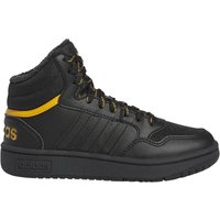 adidas Hoops Mid 3.0 Sneaker Kinder IF7736 - core black/core black/preloved yellow 36 von adidas Sportswear