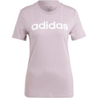 adidas LOUNGEWEAR Essentials Slim Logo T-Shirt Damen AF4M - prlofi/white M von adidas Sportswear