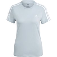 adidas LOUNGEWEAR Essentials Slim T-Shirt Damen AEWP - wonblu/white XS von adidas Sportswear
