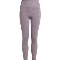 adidas Optime Luxe 7/8-Leggings Mädchen IV9529 - shadow fig mel/reflective silver 152 von adidas Sportswear