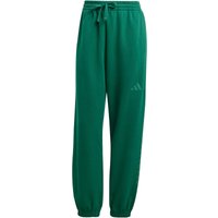 adidas Sportswear All SZN Fleece Graphic Trainingshose Damen 024A - cgreen M von adidas Sportswear