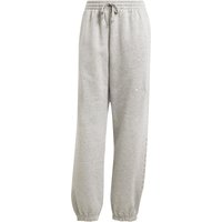 adidas Sportswear All SZN Fleece Graphic Trainingshose Damen IY6841 - medium grey heather S von adidas Sportswear