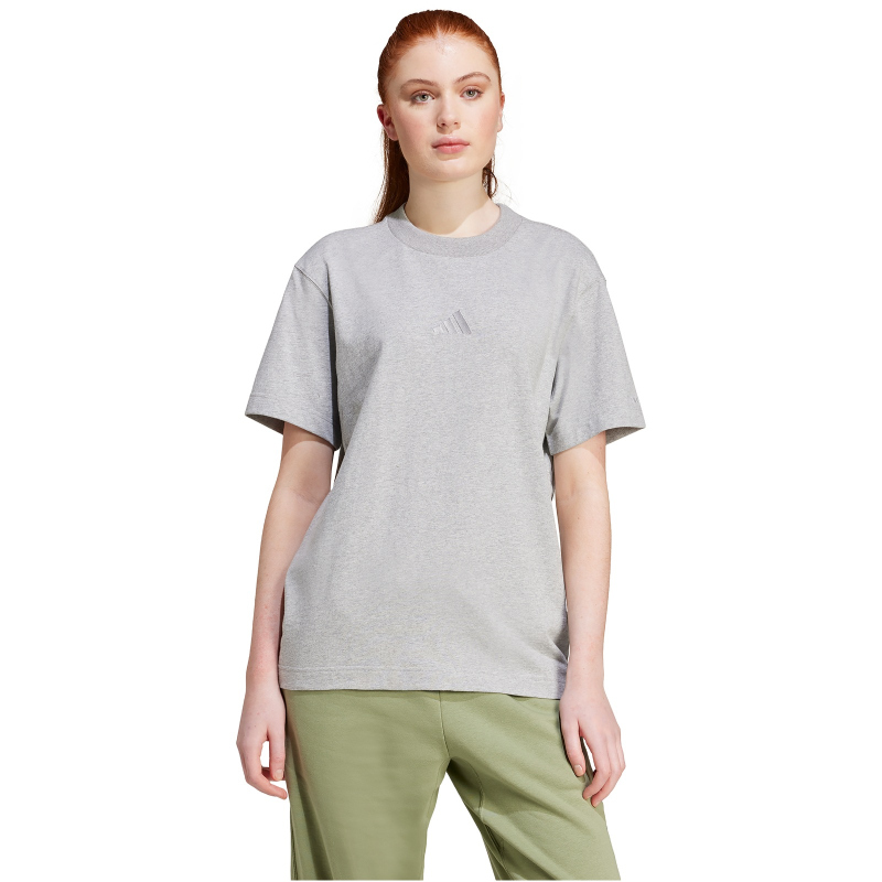 adidas Sportswear All SZN Loose T-Shirt Damen 83F7 - mgreyh M von adidas Sportswear