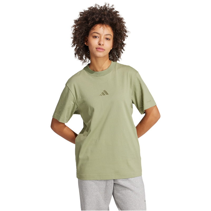 adidas Sportswear All SZN Loose T-Shirt Damen A98F - tengrn S von adidas Sportswear