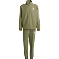 adidas Sportswear Basic 3-Streifen Woven Trainingsanzug Herren JI8850 - olive strata XXL adidas Sportswear Basic 3-Streifen Woven Trainingsanzug Herren JI8850 - olive strata XXL von adidas Sportswear