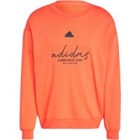 adidas Sportswear Brand Love French Terry Sweatshirt Herren IW3543 - bright red L von adidas Sportswear