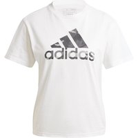 adidas Sportswear Camo Graphic T-Shirt Damen 001A - white XS von adidas Sportswear
