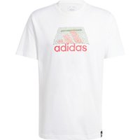 adidas Sportswear Codes Badge of Sport Graphic T-Shirt Herren IW2640 - white XL von adidas Sportswear