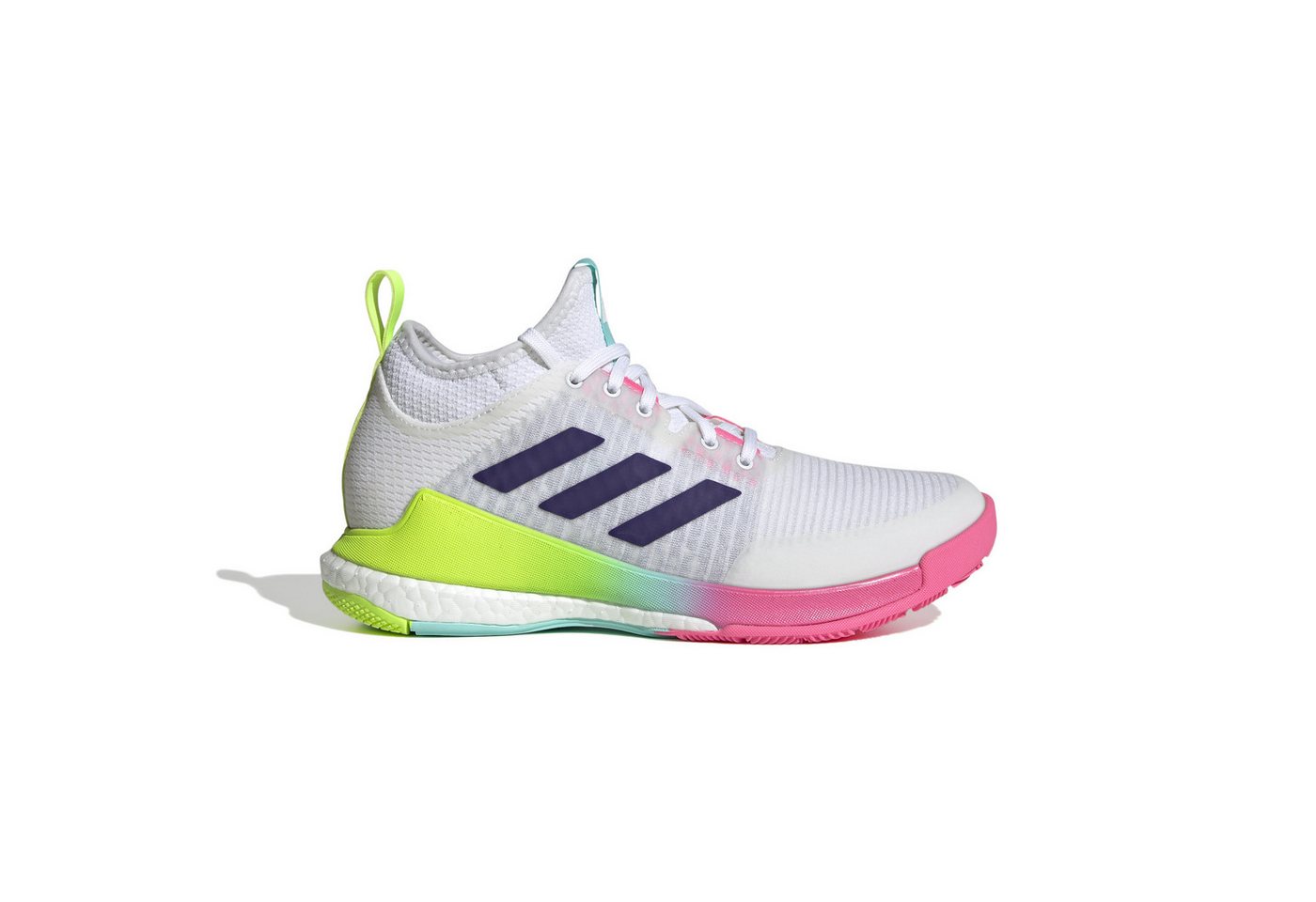 adidas Sportswear Crazyflight Mid,FTWWHT/TMCOPR/ weiss-schwarz-pink Handballschuh von adidas Sportswear