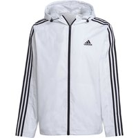 adidas Sportswear Essentials 3-Streifen Woven Windbreaker Herren 001A - white XL von adidas Sportswear