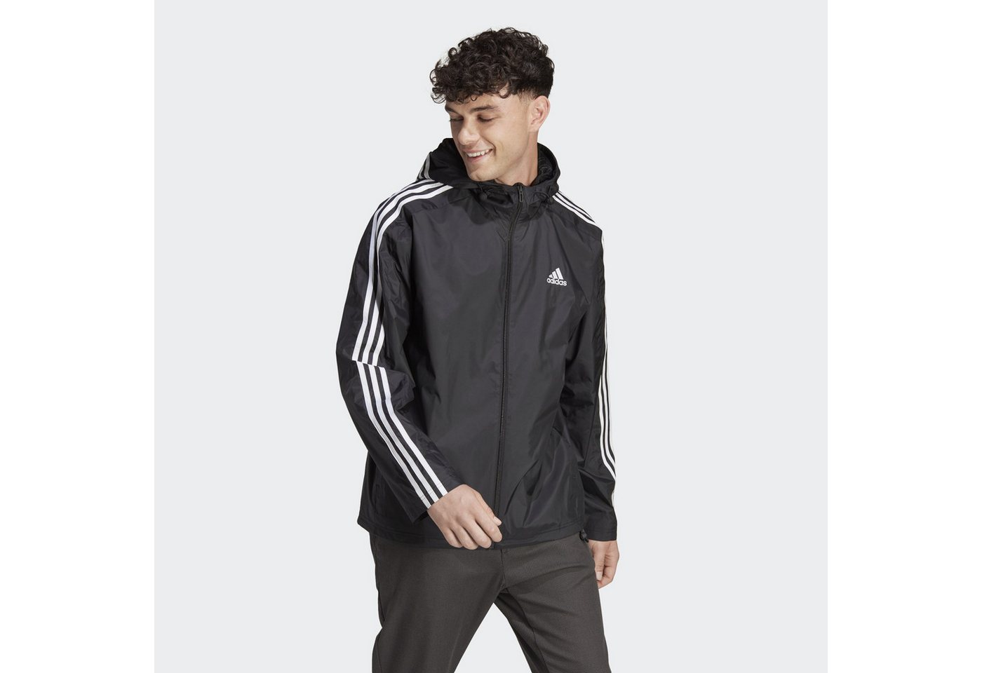 adidas Sportswear Funktionsjacke ESSENTIALS 3-STREIFEN WOVEN WINDBREAKER von adidas Sportswear