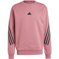 adidas Sportswear Future Icons 3-Streifen Sweatshirt Herren IW6087 - preloved crimson M von adidas Sportswear