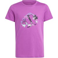 adidas Sportswear Graphic Trainingsshirt Kinder IY8141 - purple burst 170 von adidas Sportswear