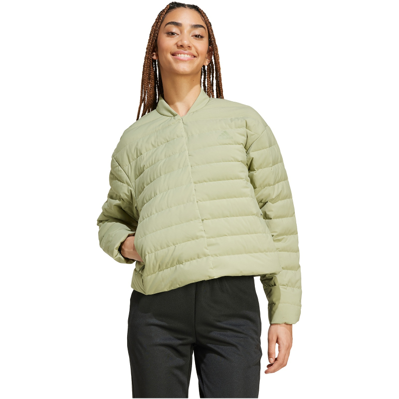 adidas Sportswear Helionic leichte Daunenjacke Damen IZ4671 - tent green S von adidas Sportswear