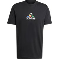 adidas Sportswear House of Tiro Nation T-Shirt Herren 095A - black S von adidas Sportswear