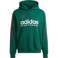 adidas Sportswear House of Tiro Nations Pack Hoodie Herren A0QE - drkgrn/cburgu/clowhi L von adidas Sportswear