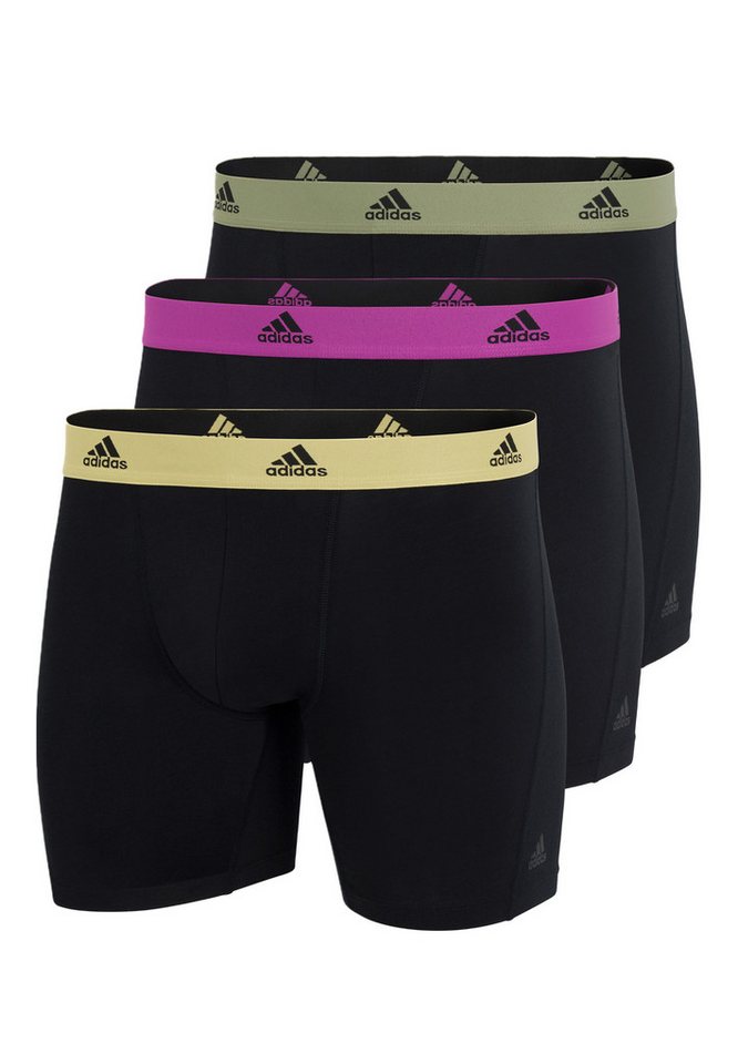 adidas Sportswear Retro Boxer 3er Pack Active Flex Cotton (Spar-Set, 3-St) Long Short / Pant - Baumwolle - Ohne Eingriff - Atmungsaktiv von adidas Sportswear