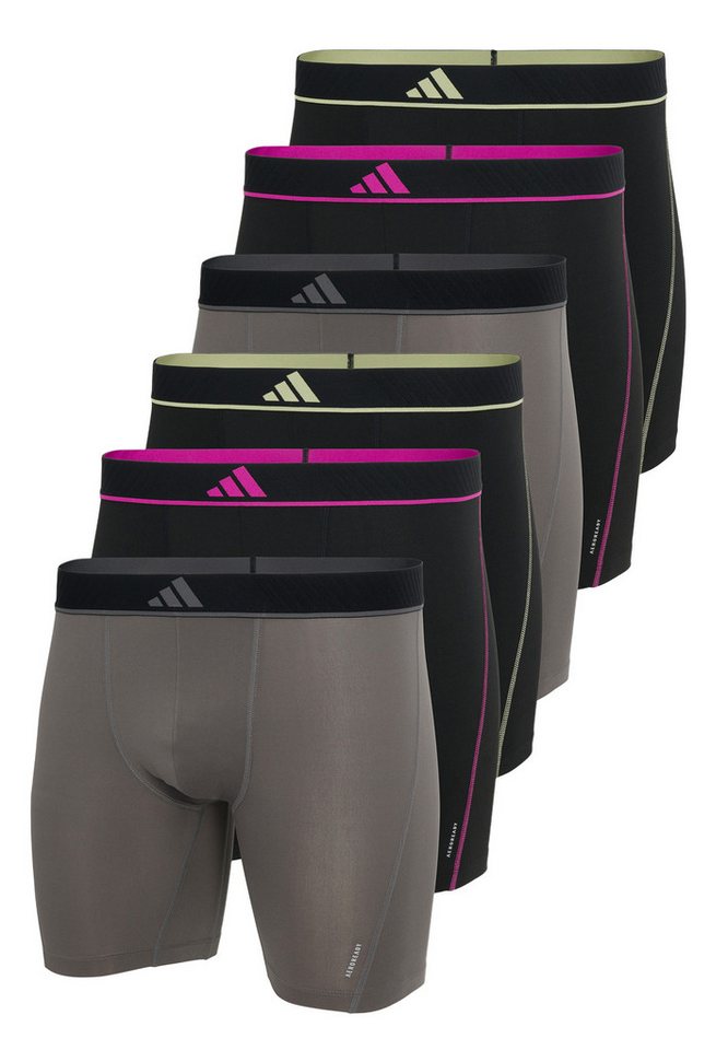 adidas Sportswear Retro Boxer 6er Pack Active Micro Flex Eco (Spar-Set, 6-St) Long Short / Pant - ohne Eingriff - Blickdicht von adidas Sportswear