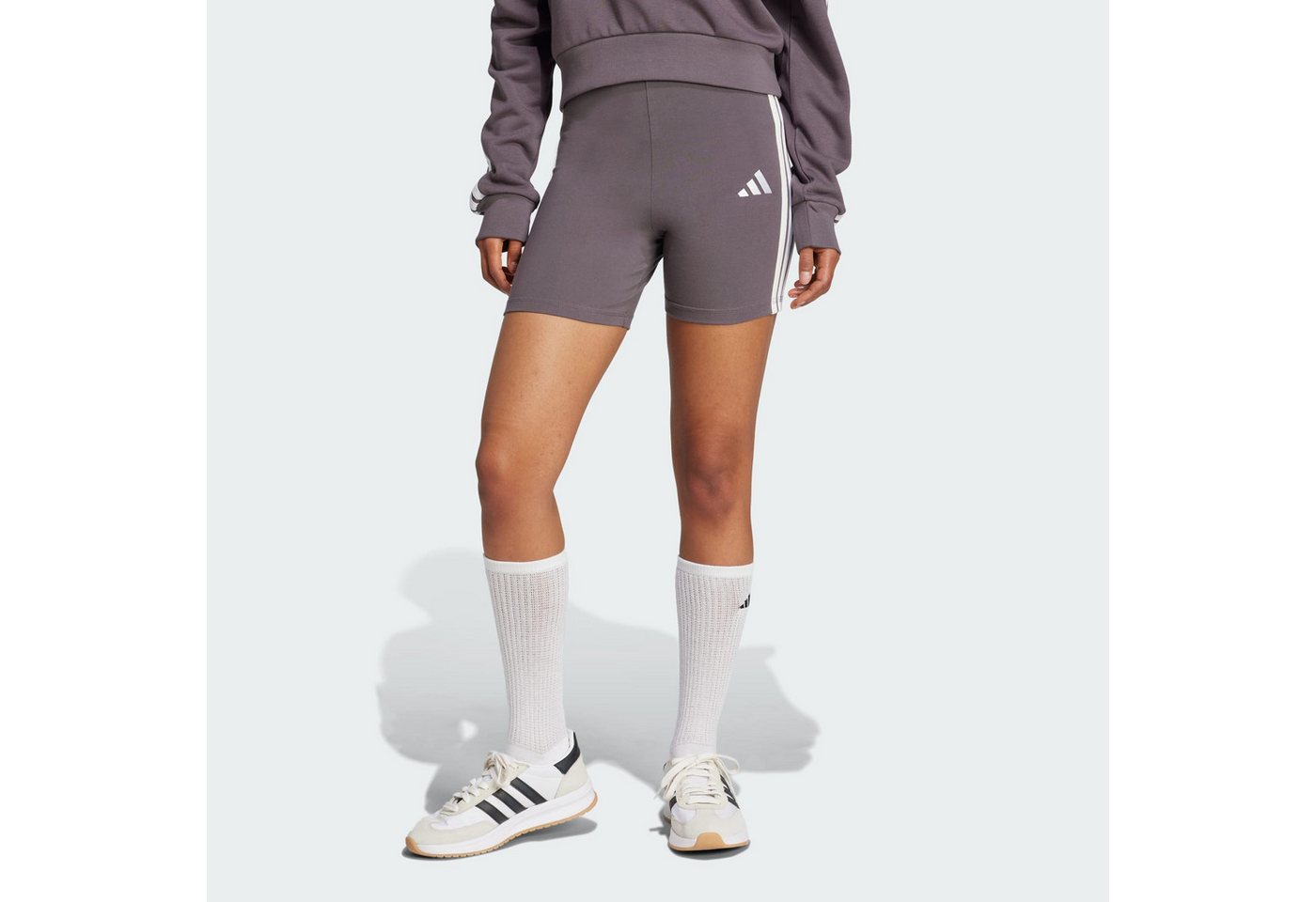 adidas Sportswear Shorts ESSENTIALS 3-STREIFEN HIGH WAISTED KURZE LEGGINGS adidas Sportswear Shorts ESSENTIALS 3-STREIFEN HIGH WAISTED KURZE LEGGINGS von adidas Sportswear