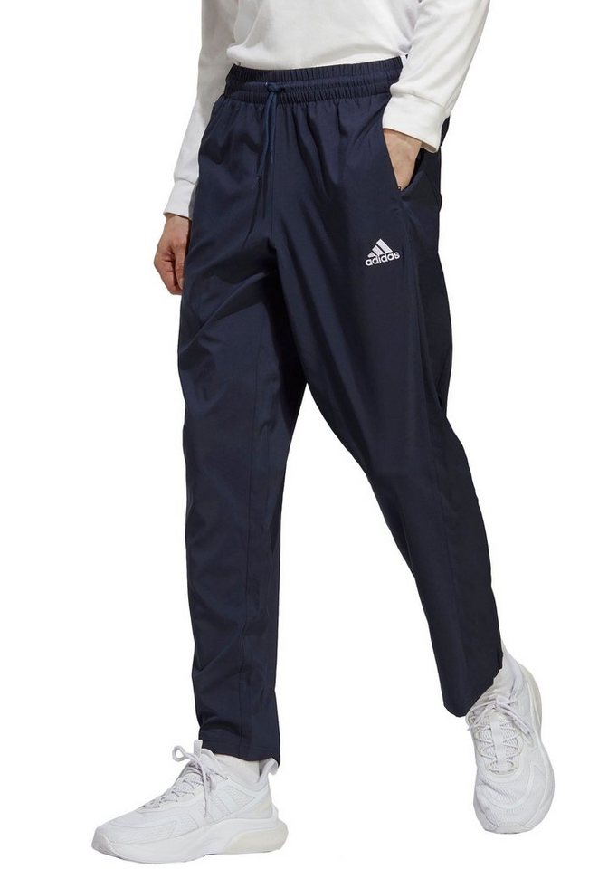 adidas Sportswear Sporthose AEROREADY ESSENTIALS STANFORD OPEN HEM EMBROIDERED SMALL LOGO HOSE (1-tlg) von adidas Sportswear