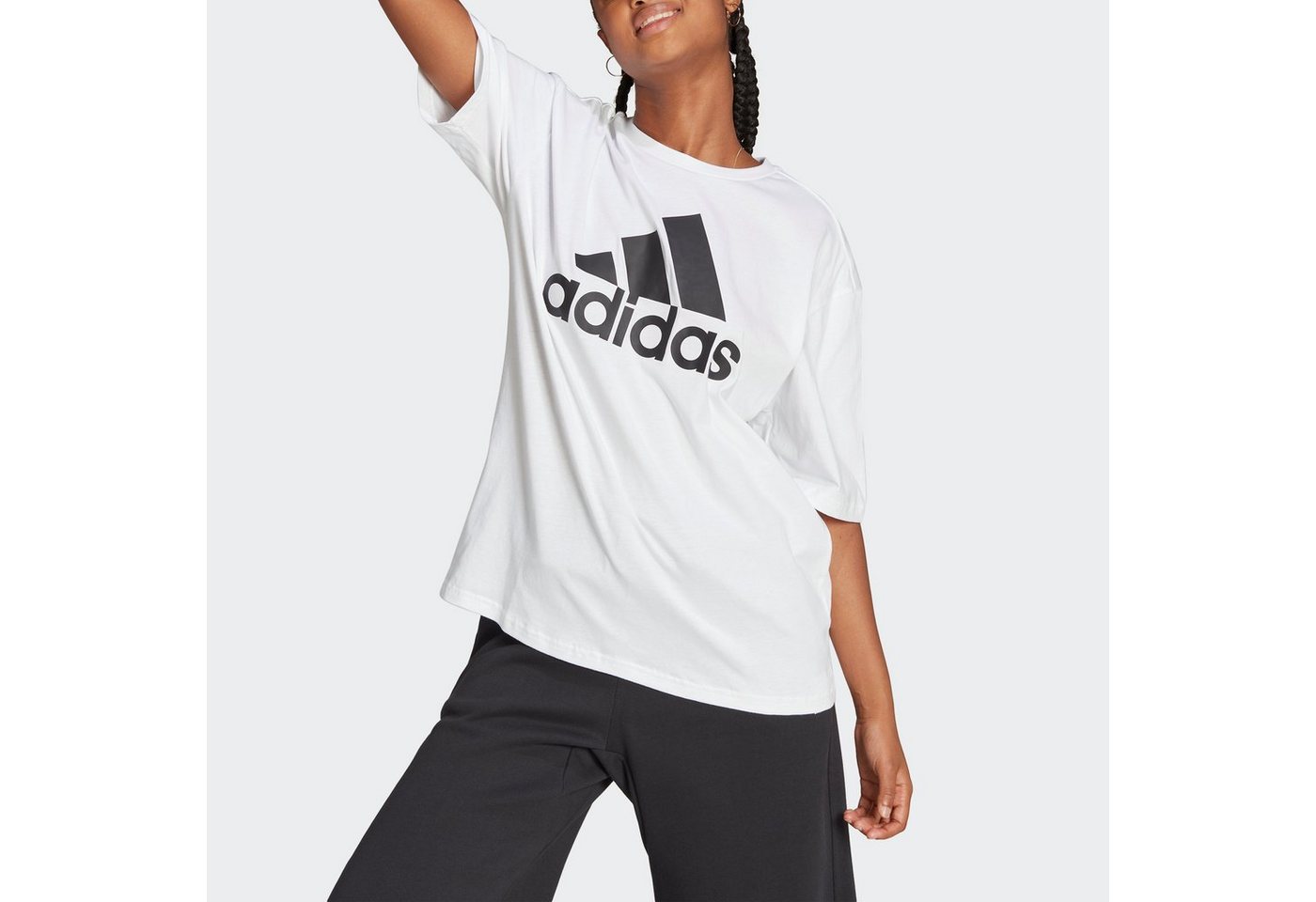 adidas Sportswear T-Shirt ESSENTIALS BIG LOGO BOYFRIEND von adidas Sportswear