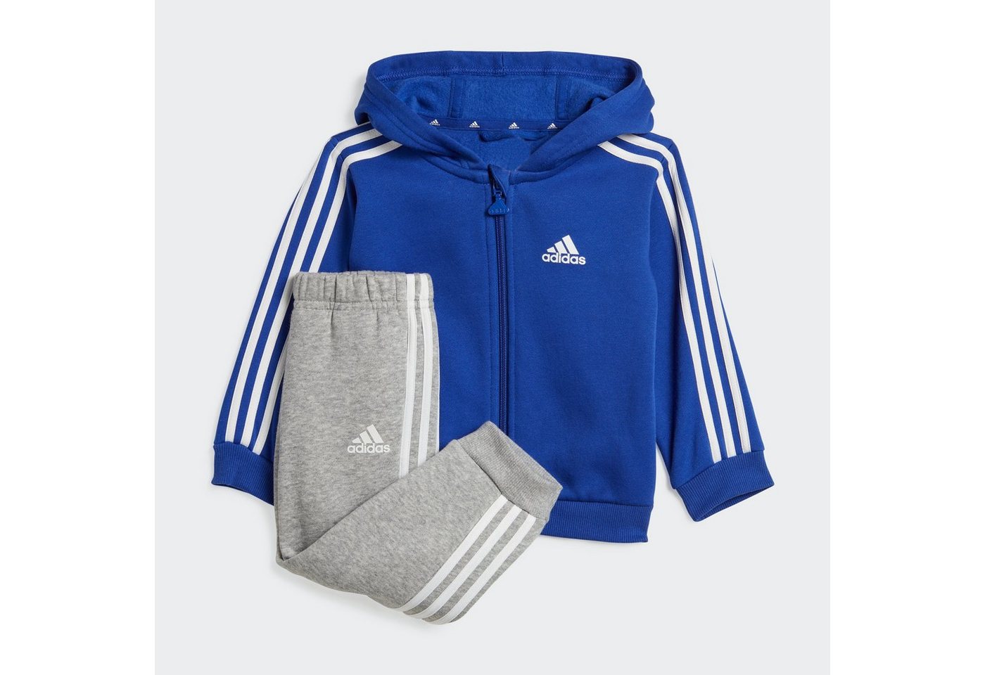 adidas Sportswear Trainingsanzug ESSENTIALS FULLZIP HOODED JOGGINGANZUG (2-tlg) von adidas Sportswear