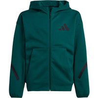 adidas Sportswear Z.N.E. Sweatjacke Kinder JF8956 - collegiate green/black 140 von adidas Sportswear