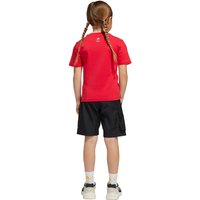 adidas x Disney Micky Maus T-Shirt + Shorts Set Kinder JF3639 - pure ruby/off white 116 von adidas Sportswear