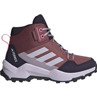 adidas TERREX AX4R RAIN.RDY Mid-Top Wanderschuhe Kinder IF6519 - quiet crimson/silver dawn/pink fusion 39 1/3 von adidas Terrex