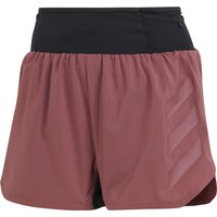 adidas TERREX Agravic Trailrunning-Laufshorts Damen IP4857 - quiet crimson S/3" von adidas Terrex