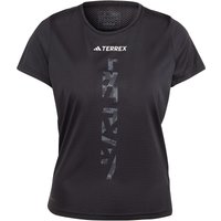 adidas TERREX Agravic Trailrunning T-Shirt Damen 095A - black M von adidas Terrex