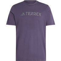 adidas TERREX Classic Logo T-Shirt Herren IS7225 - aurora black XL von adidas Terrex