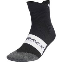 adidas TERREX Heat.Rdy Agravic Crew Trailrunning-Laufsocken Herren IW6241 - white/black/impact orange L von adidas Terrex