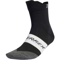 adidas TERREX Heat.Rdy Agravic Crew Trailrunning-Laufsocken Herren 095A - black S von adidas Terrex