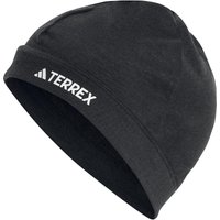 adidas TERREX Merino leichte Beanie Herren 095A - black/white 56 - 58 cm von adidas Terrex