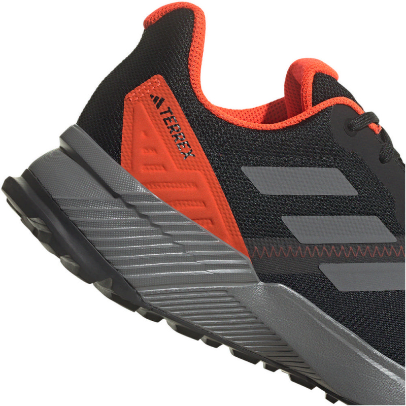 adidas TERREX Soulstride Trailrunning-Laufschuhe Herren IF5010 - core black/grey four/solar red 46 von adidas Terrex