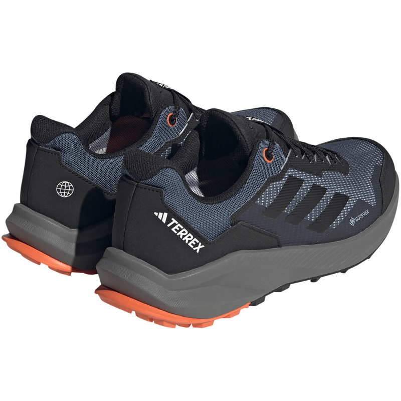 adidas TERREX Trail Rider GORE-TEX Trailrunning-Laufschuhe Herren HQ1234 - wonder steel/core black/impact orange 42 2/3 von adidas Terrex