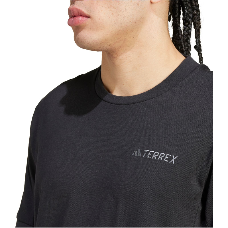 adidas TERREX Xploric Logo T-Shirt Herren 095A - black L von adidas Terrex