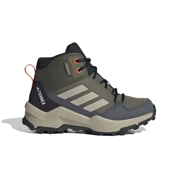 adidas Terrex Kinder AX4R Rain Ready Mid K (Oliv 29 UK) Wanderschuhe von adidas Terrex