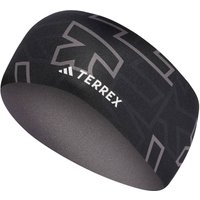 adidas Terrex TERREX AEROREADY Graphic Stirnband Herren 095A - black/chacoa 56 - 58 cm von adidas Terrex